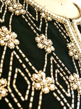 Beaded Cropped Jacket Jacket arcadeshops.com