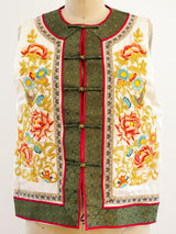 Hand Embroidered Chinese Silk Vest Top arcadeshops.com