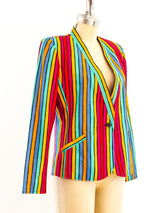 Ungaro Rainbow Striped Jacket Jacket arcadeshops.com
