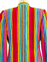 Ungaro Rainbow Striped Jacket Jacket arcadeshops.com