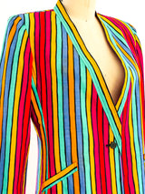 Ungaro Rainbow Striped Jacket Jacket arcadeshops.com