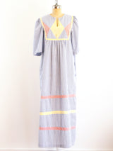 Seersucker Maxi Dress Dress arcadeshops.com