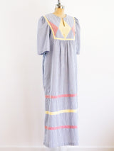 Seersucker Maxi Dress Dress arcadeshops.com