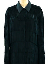 Norma Kamali Fringe Jacket Jacket arcadeshops.com