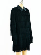 Norma Kamali Fringe Jacket Jacket arcadeshops.com