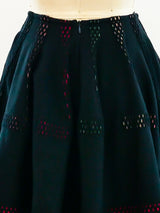 Alaia Perforated Knit Circle Skirt Skirt arcadeshops.com