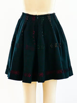 Alaia Perforated Knit Circle Skirt Skirt arcadeshops.com