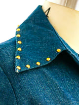 Studded Denim Shirt Dress Dress arcadeshops.com