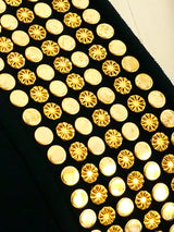 Studded Black Wool Jacket Jacket arcadeshops.com