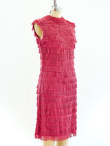 Rose Fringe Sleeveless Dress Dress arcadeshops.com