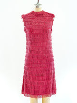 Rose Fringe Sleeveless Dress Dress arcadeshops.com