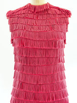 Rose Fringe Sleeveless Dress Dress arcadeshops.com