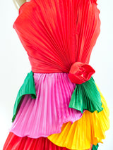 Ungaro fan pleated cocktail dress Dress arcadeshops.com