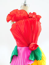 Ungaro fan pleated cocktail dress Dress arcadeshops.com