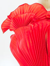 Ungaro fan pleated cocktail dress Dress arcadeshops.com