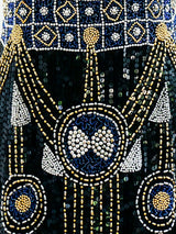 Deco Inspired Sleeveless Sequin Dress Dress arcadeshops.com