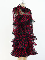 Arnold Scaasi Tiered Dress Dress arcadeshops.com