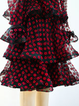 Arnold Scaasi Tiered Dress Dress arcadeshops.com