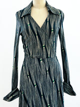 Diane von Furstenberg Printed Wrap Dress Dress arcadeshops.com