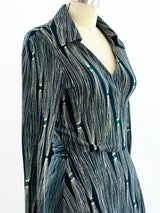 Diane von Furstenberg Printed Wrap Dress Dress arcadeshops.com