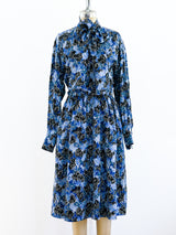 Yves Saint Laurent Blue Palm Dress Dress arcadeshops.com