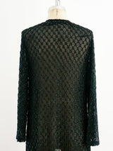 Black Beaded Duster Jacket arcadeshops.com