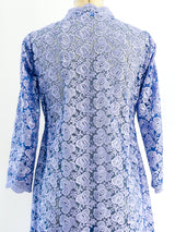 Periwinkle Floral Lace Duster Jacket arcadeshops.com