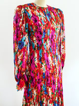 Silk Floral Maxi Dress Dress arcadeshops.com