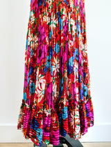 Silk Floral Maxi Dress Dress arcadeshops.com