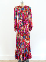 Silk Floral Maxi Dress Dress arcadeshops.com