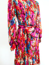 Silk Floral Maxi Dress Dress arcadeshops.com