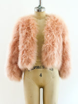 Pink Marabou Feather Jacket Jacket arcadeshops.com