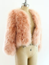 Pink Marabou Feather Jacket Jacket arcadeshops.com