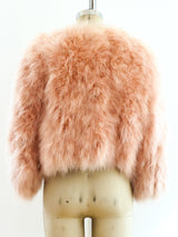Pink Marabou Feather Jacket Jacket arcadeshops.com