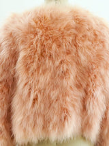 Pink Marabou Feather Jacket Jacket arcadeshops.com