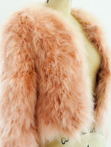 Pink Marabou Feather Jacket Jacket arcadeshops.com