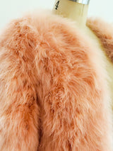 Pink Marabou Feather Jacket Jacket arcadeshops.com