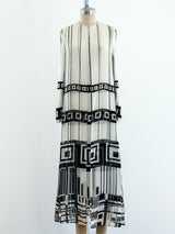 La Mendola Op Art Printed Dress Dress arcadeshops.com