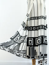 La Mendola Op Art Printed Dress Dress arcadeshops.com