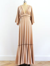 Frank Usher Lattice Cutout Maxi Dress Dress arcadeshops.com