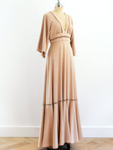 Frank Usher Lattice Cutout Maxi Dress Dress arcadeshops.com