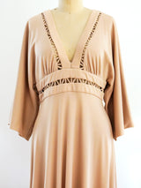 Frank Usher Lattice Cutout Maxi Dress Dress arcadeshops.com