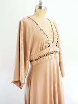 Frank Usher Lattice Cutout Maxi Dress Dress arcadeshops.com