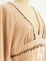 Frank Usher Lattice Cutout Maxi Dress Dress arcadeshops.com