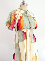 Jean Varon Rainbow Nouveau Print Maxi Dress arcadeshops.com