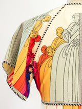 Jean Varon Rainbow Nouveau Print Maxi Dress arcadeshops.com