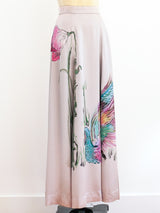 Peacock Painted Skirt Bottom arcadeshops.com