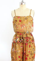 Soo Yung Lee Silk Chiffon 3 Piece Ensemble Suit arcadeshops.com