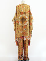 Soo Yung Lee Silk Chiffon 3 Piece Ensemble Suit arcadeshops.com