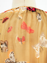 Soo Yung Lee Silk Chiffon 3 Piece Ensemble Suit arcadeshops.com